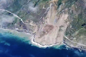 Big Sur Mud Creek Slide