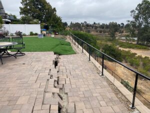 Slope Failure Caused By Poor Wall Drainage