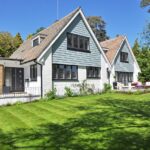 Suburban Home With Green Grass