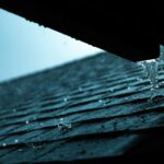 Rain on House Eaves